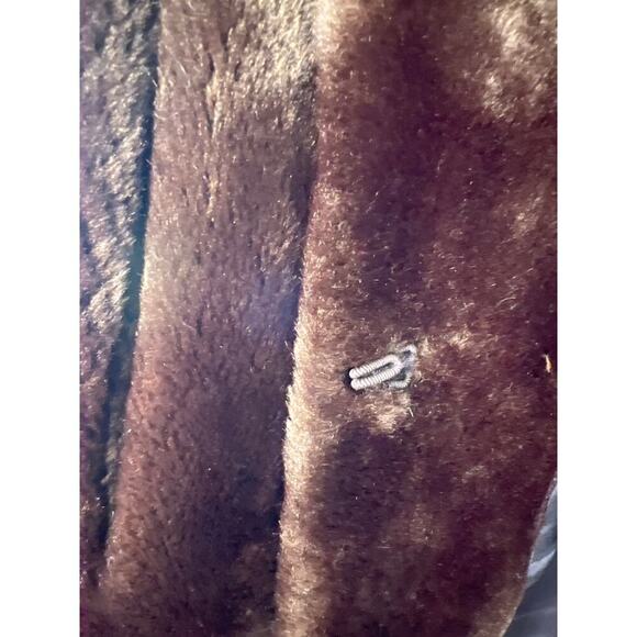 Vintage Roaman's Faux Fur Coat Plus Size Women's 1x Brown - Picture 9 of 12